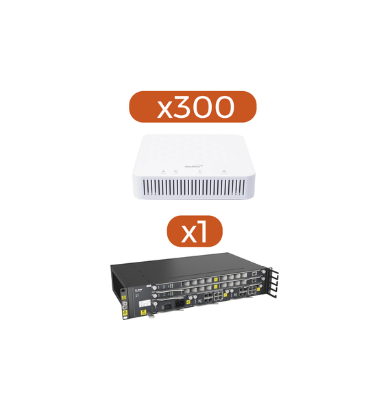 FIBERHOME AN5501AGKIT AN5501AG-KIT Kit 300 ONT´s AN5506-01AG + 1 OLT AN5516-04-AC