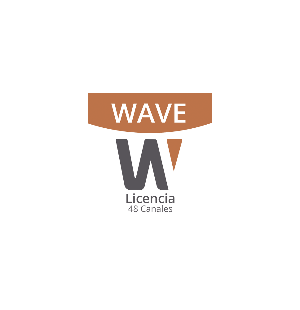 Hanwha Techwin Wisenet WAVEPRO48 WAVE-PRO-48 Licencia de 48 Canales de Grabación Wise