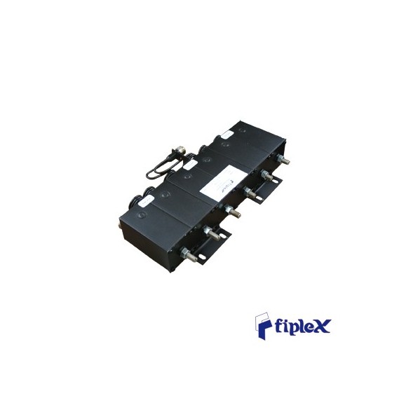 FIPLEX DHV1633D DHV-1633-D Duplexer de 6 Cavidades para Banda de 168-174 MHz.
