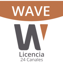 Hanwha Techwin Wisenet WAVEPRO24 WAVE-PRO-24 Licencia de 24 Canales de Grabación Wise