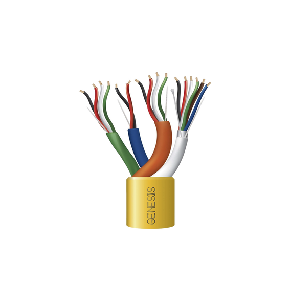 GENESIS 21961002 2196-1002 Bobina de Cable de 305 Metros / Color Amarillo / Compuesto