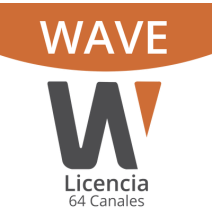 Hanwha Techwin Wisenet WAVEEMB64 WAVE-EMB-64 Licencia Wisenet Wave Para 64 Canales de