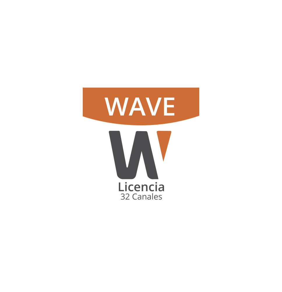 Hanwha Techwin Wisenet WAVEEMB32 WAVE-EMB-32 Licencia Wisenet Wave Para 32 Canales de