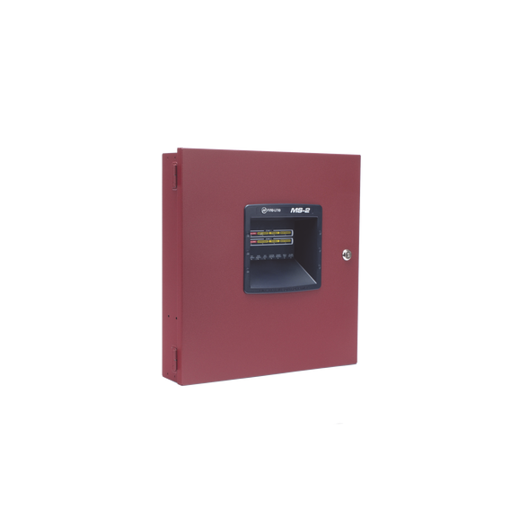 FIRE-LITE MS2 MS-2 Panel De Control de Alarma Contra Incendio De 2 Zonas