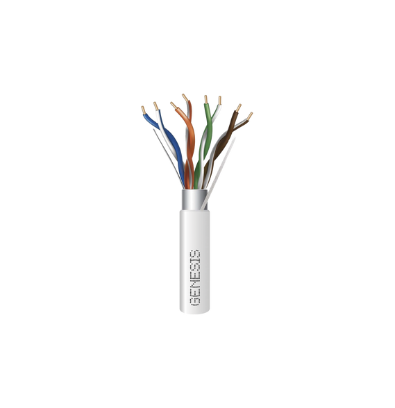 GENESIS 53881001 53881001 Bobina de 305 Metros de Cable Cat5e / Calibre 24 AWG BLINDA