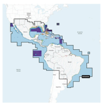 GARMIN 010C128500 010-C1285-00 Mapa México Caribe y Brasil