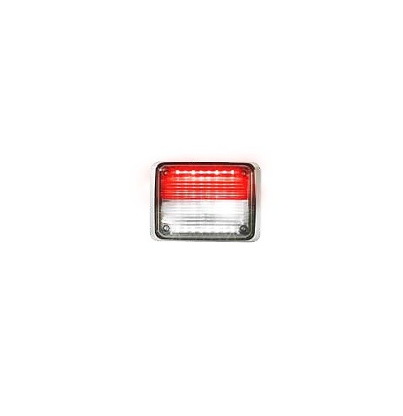 FEDERAL SIGNAL QL97SFCRC QL-97-SF-CRC Luz de advertencia Quadraflare mica transparent