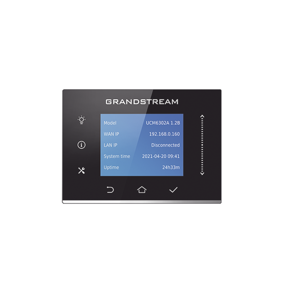 GRANDSTREAM UCM6302A UCM6302A Conmutador IP-PBX para hasta 500 usuarios y 75 llamadas