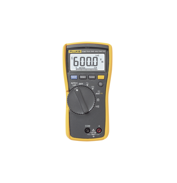 FLUKE FLUKE114 FLUKE-114 Multímetro Digital Básico para Electricista Uso con Voltaje