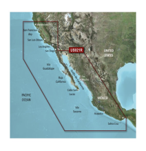 GARMIN 10C072200 10-C0722-00 Mapa VUS021R US Mendocino Salina Cruz y costas mexicanas