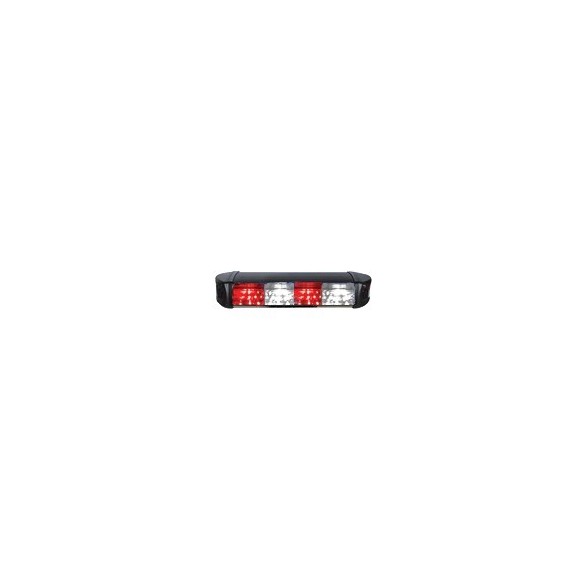 FEDERAL SIGNAL SL4F2R2W SL-4F-2R-2W Con 2 módulos rojos 2 módulos claros alternados (