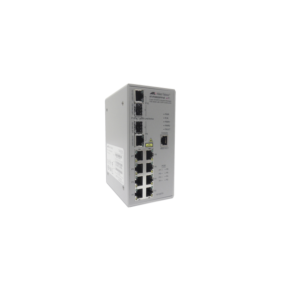ALLIED TELESIS ATIFS802SPPOEW80 AT-IFS802SP/POE(W)-80 Switch Industrial PoE Administr