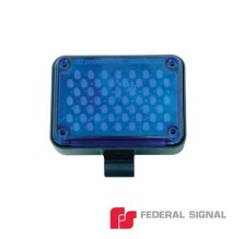 FEDERAL SIGNAL GL1B GL-1B Luz LED para parrilla en color azul 12 Vcc