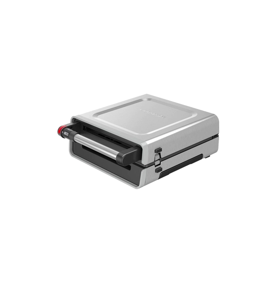 GEORGE FOREMAN GRV6090BLA GRV6090B-LA PARRILLA ELÉCTRICA DE HUMO ACERO INOXIDABLE.