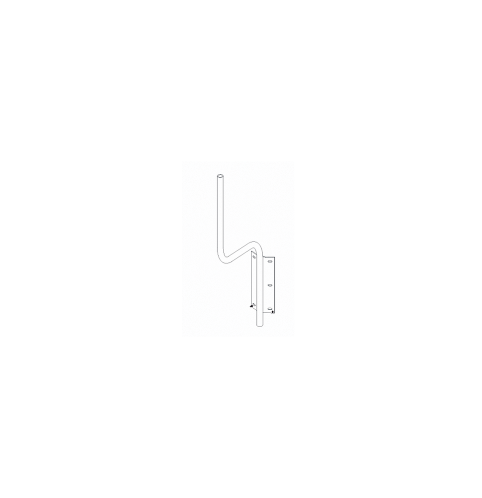 FEDERAL SIGNAL INDUSTRIAL AMBP AMB-P Soporte para montaje en poste compatible con lin