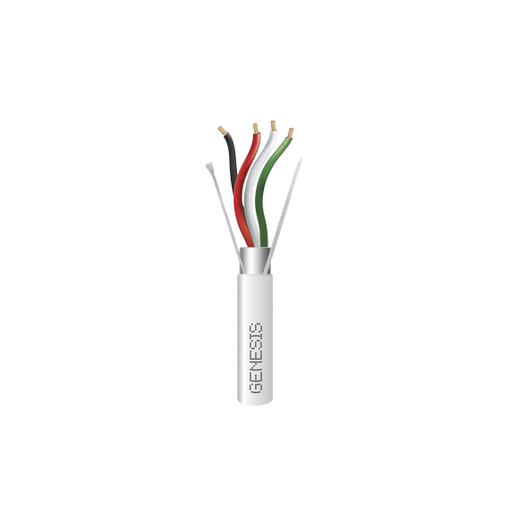 GENESIS 22041101 2204-1101 Bobina de 305 M de Cable 4 x 22 AWG BLINDADO / RISER / Col