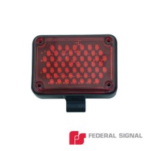 FEDERAL SIGNAL GL1R GL-1R Luz LED para parrilla en color rojo 12 Vcc