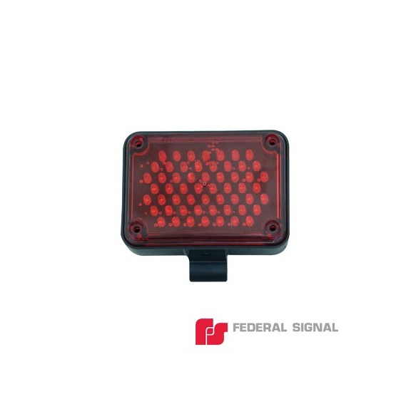 FEDERAL SIGNAL GL1R GL-1R Luz LED para parrilla en color rojo 12 Vcc