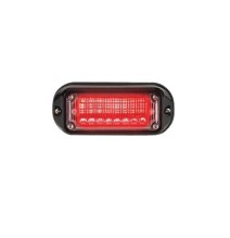 FEDERAL SIGNAL VPX8024 VPX-80-24 Luz Auxiliar Viper EXT de 8 LEDS Color Rojo