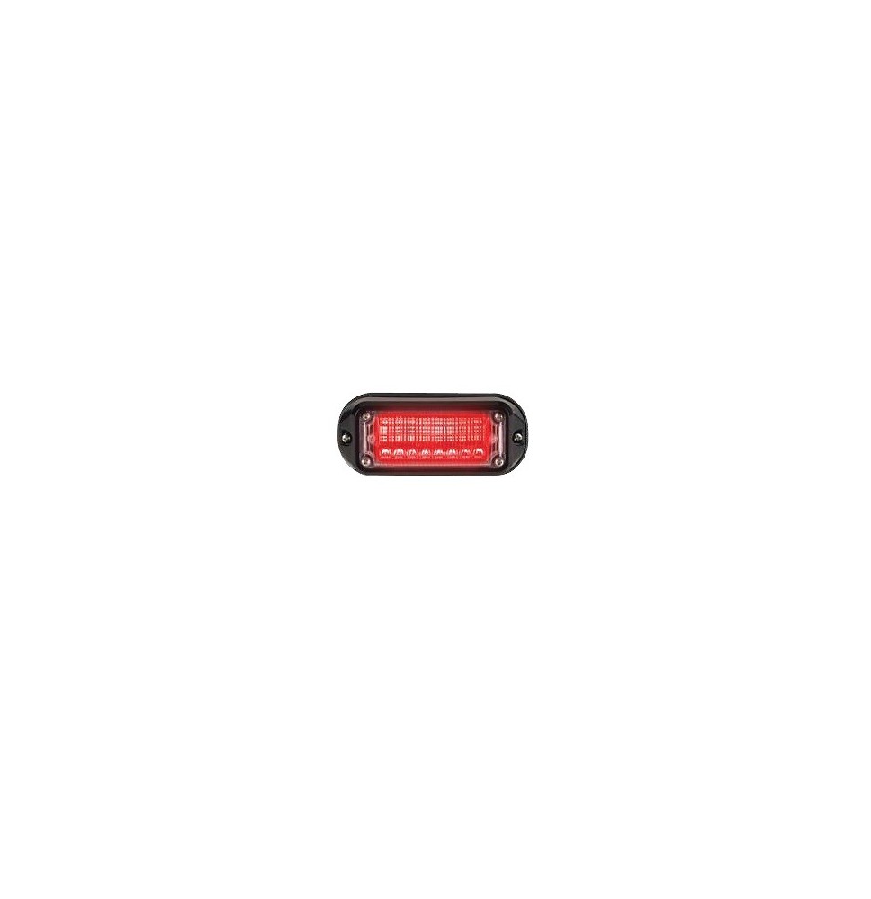 FEDERAL SIGNAL VPX8024 VPX-80-24 Luz Auxiliar Viper EXT de 8 LEDS Color Rojo