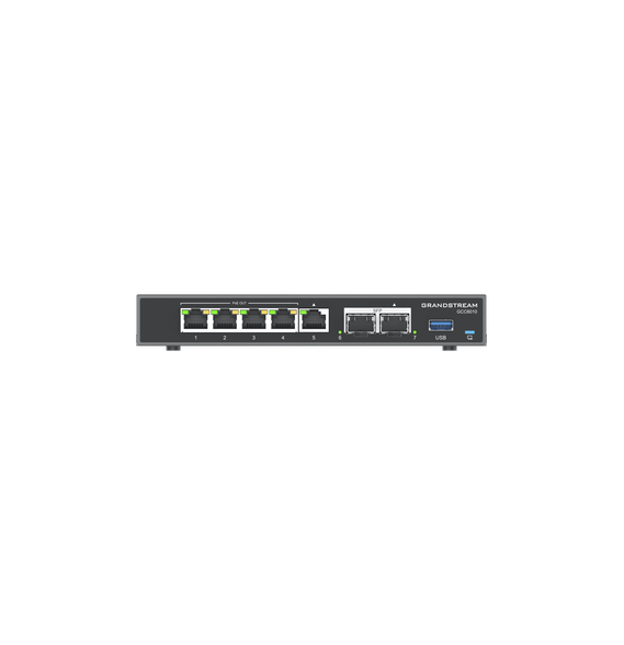 GRANDSTREAM GCC6010 GCC6010 4 en 1: Firewall Router PBX IP Switch Gigabit de 5 Puerto
