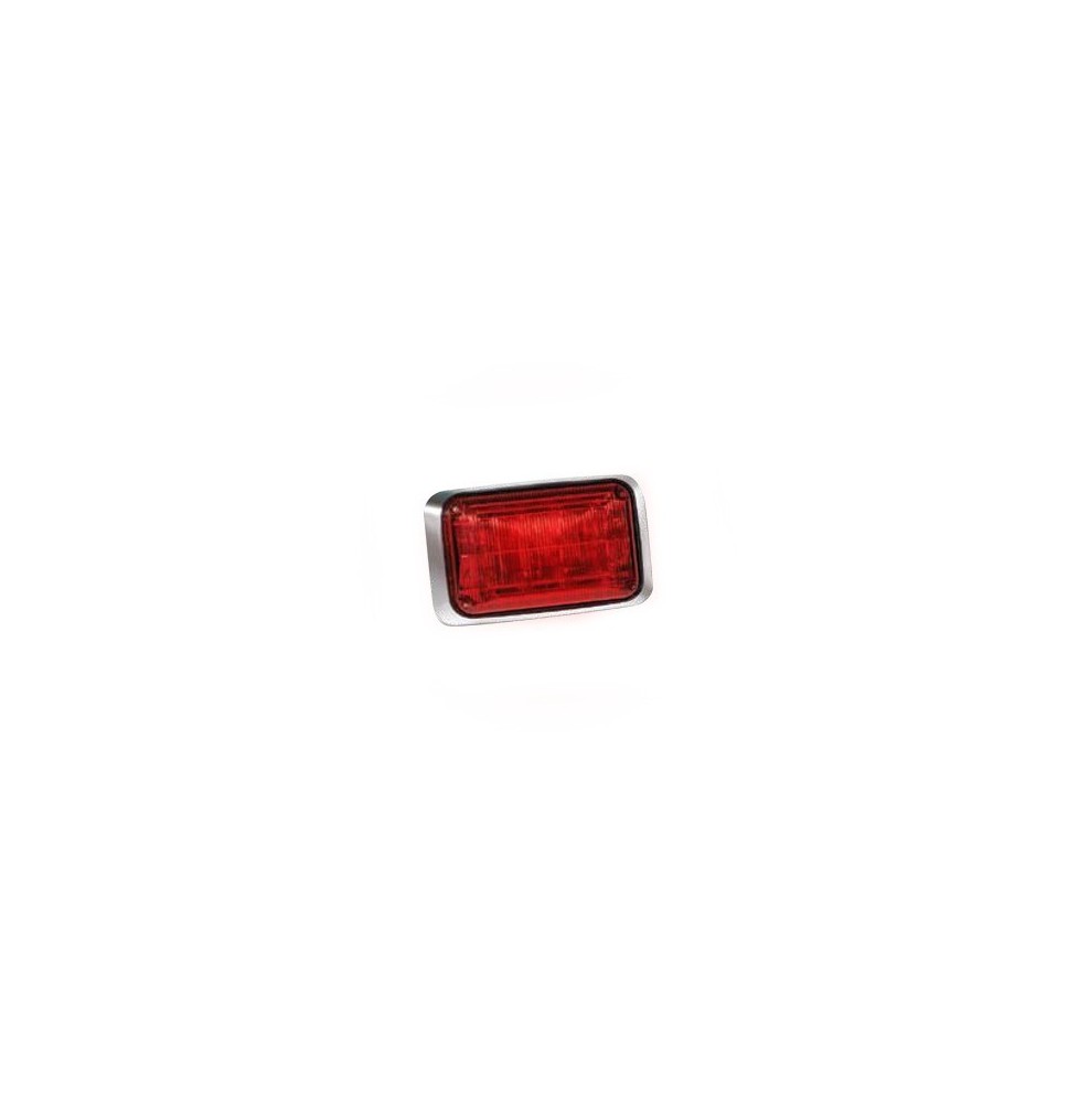 FEDERAL SIGNAL QL64XFR QL-64-XF-R Luz de advertencia Quadraflare LED con flasher inte