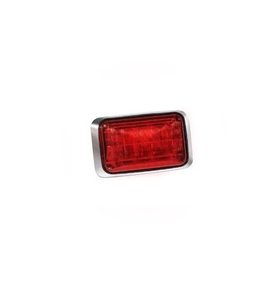 FEDERAL SIGNAL QL64XFR QL-64-XF-R Luz de advertencia Quadraflare LED con flasher inte