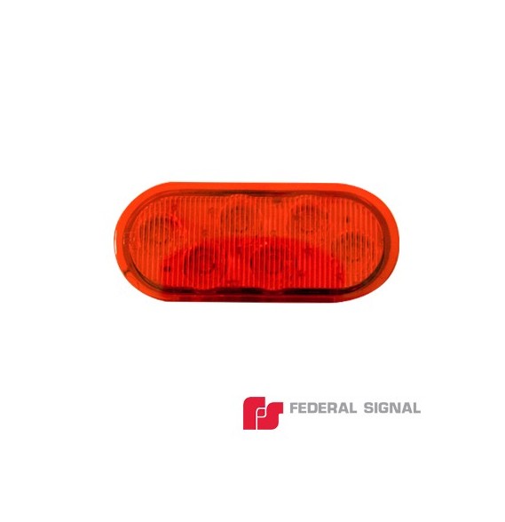 FEDERAL SIGNAL 36040104 360-401-04 Luz perimetral serie 3K-LED en color rojo