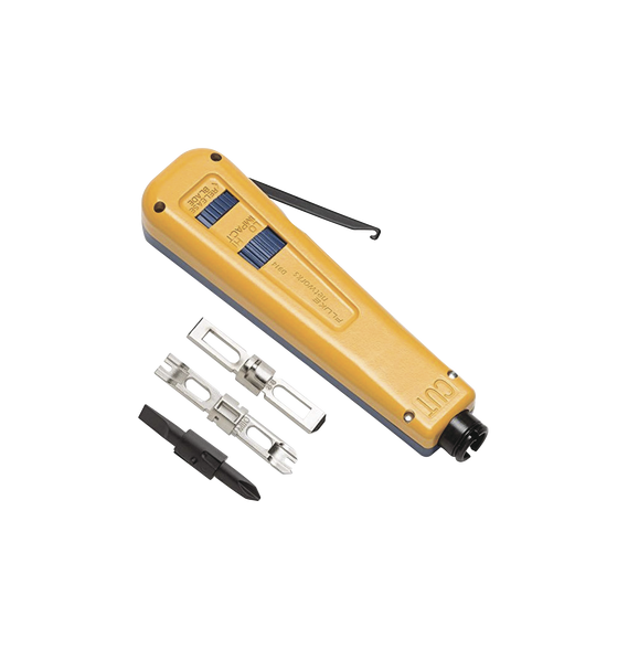 FLUKE NETWORKS 10051501 10051501 Herramienta Crimpadora de Impacto D914 Con cuchilla