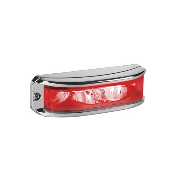 FEDERAL SIGNAL MPSW9R MPS-W9-R Luz auxiliar MICROPULSE LED color rojo.