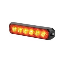 FEDERAL SIGNAL MPS600AA MPS-600-AA Luz auxiliar de 6 LEDs 12 Vcc 1 A color ámbar