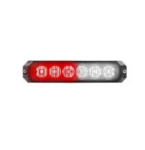 FEDERAL SIGNAL MPS600RW MPS-600-RW Luz Auxiliar de 6 LEDs color Rojo/Claro