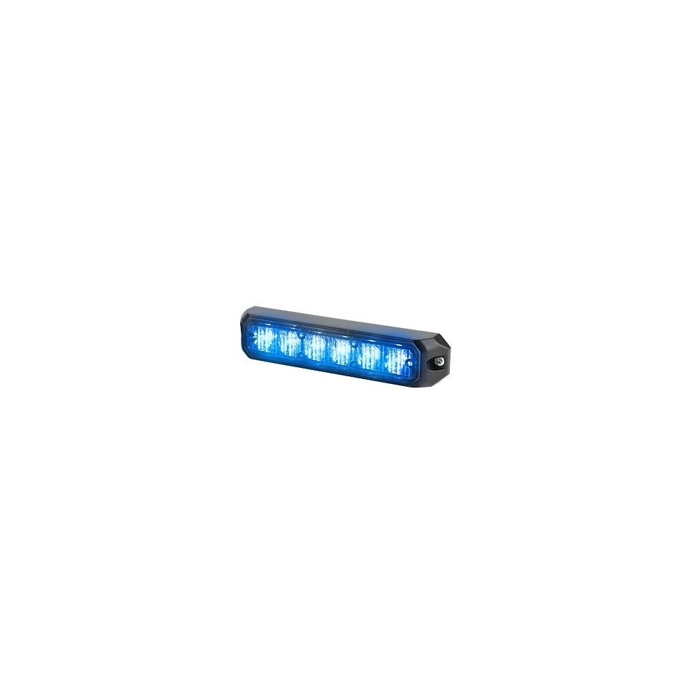 FEDERAL SIGNAL MPS600BB MPS-600-BB Luz Auxiliar de 6 LEDs color azul ideal para Motoc