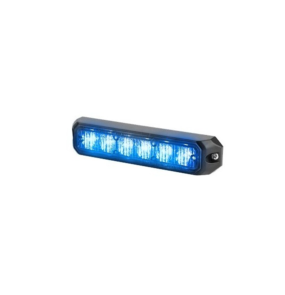 FEDERAL SIGNAL MPS600BB MPS-600-BB Luz Auxiliar de 6 LEDs color azul ideal para Motoc