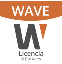 Hanwha Techwin Wisenet WAVEEMB08 WAVE-EMB-08 Licencia Wisenet Wave Para 8 Canales de