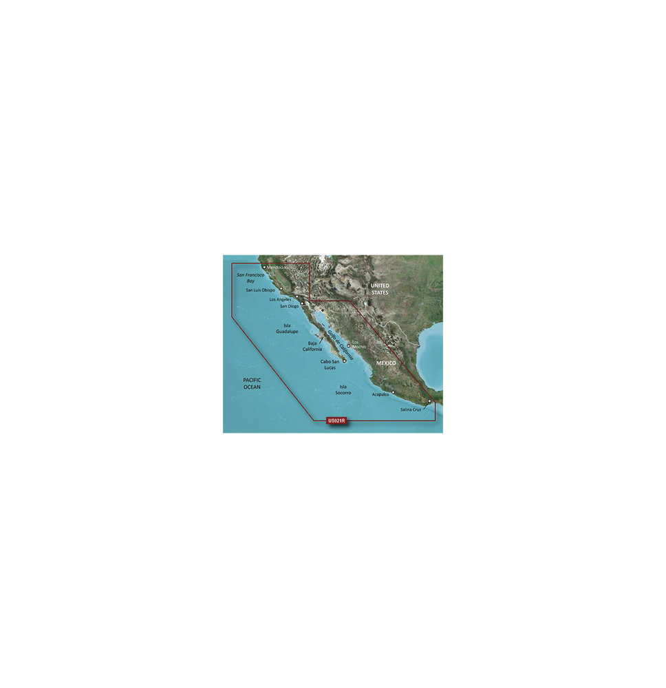 GARMIN 10C072220 10-C0722-20 Mapa HXUS021R California - México. GARMIN 10C072220 10-C0722-20 Mapa HXUS021R California - México.