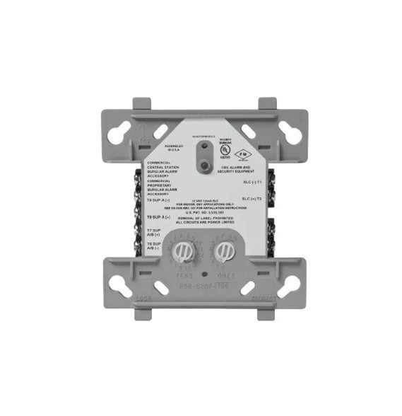 FIRE-LITE MDF300 MDF-300 Módulo Monitor Dual - Monitorea 2 Contactos Secos Agrega Sen