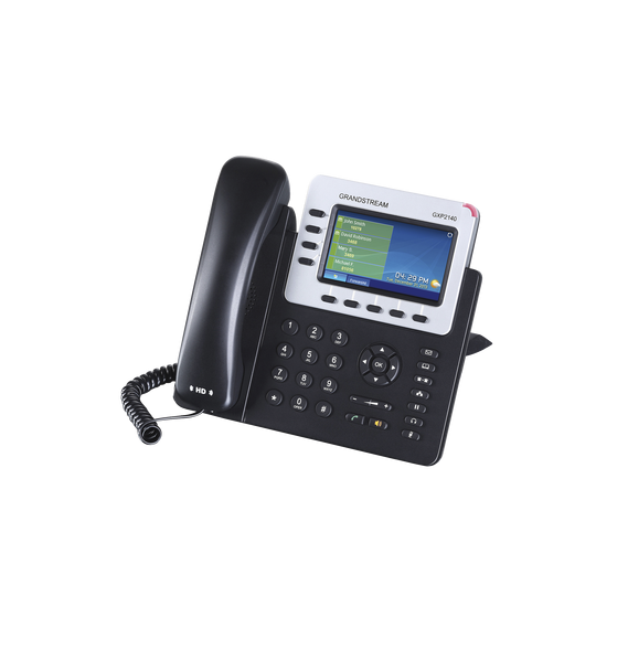 GRANDSTREAM GXP2140 GXP-2140 Teléfono IP Empresarial para 4 líneas. Puede agregar has
