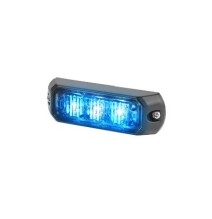 FEDERAL SIGNAL MPS300B MPS-300-B Luz auxiliar de 3 LEDs 12 Vcc 0.7 A color azul