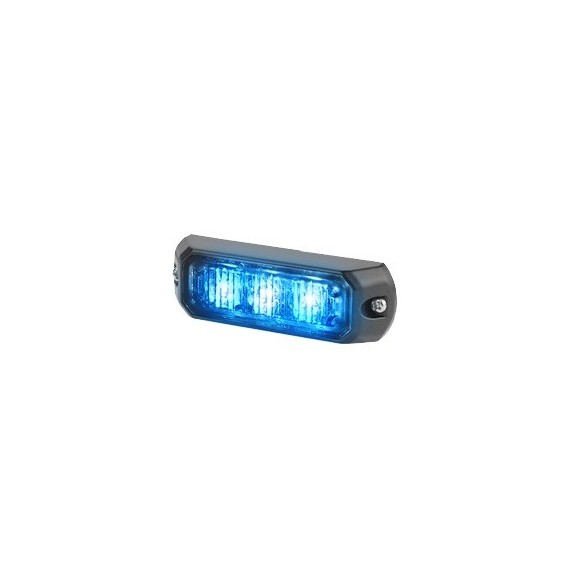 FEDERAL SIGNAL MPS300B MPS-300-B Luz auxiliar de 3 LEDs 12 Vcc 0.7 A color azul