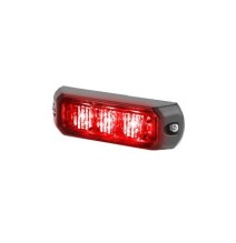 FEDERAL SIGNAL MPS300R MPS-300R Luz auxiliar de 3 LED Color Rojo