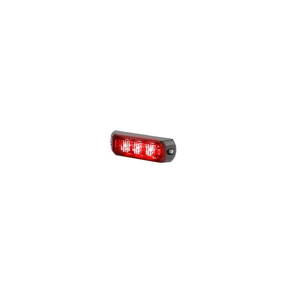 FEDERAL SIGNAL MPS300R MPS-300R Luz auxiliar de 3 LED Color Rojo