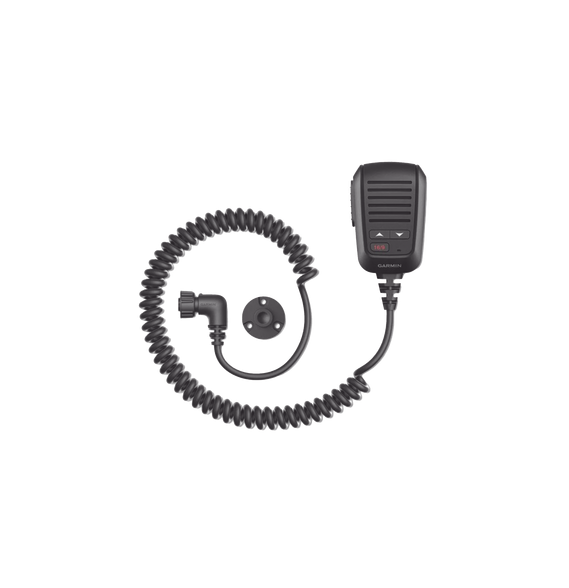 GARMIN 101250600 10-12506-00 Micrófono de mano para radios Garmin con conector de 12