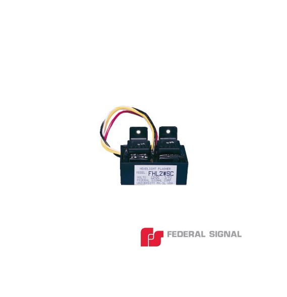 FEDERAL SIGNAL FHL2 FH-L2 Flasher compacto y resistente a cambios de temperatura
