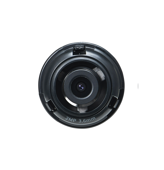 Hanwha Techwin Wisenet SLA2M3600P SLA-2M3600P Lente 2 MP de 3.6 mm para Cámara PNM-93