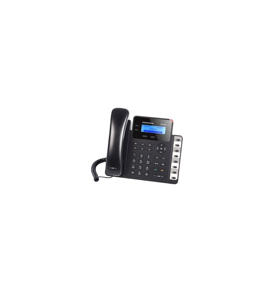 GRANDSTREAM GXP1628 GXP-1628 Teléfono IP SMB de 2 líneas con 3 teclas de función 8 te