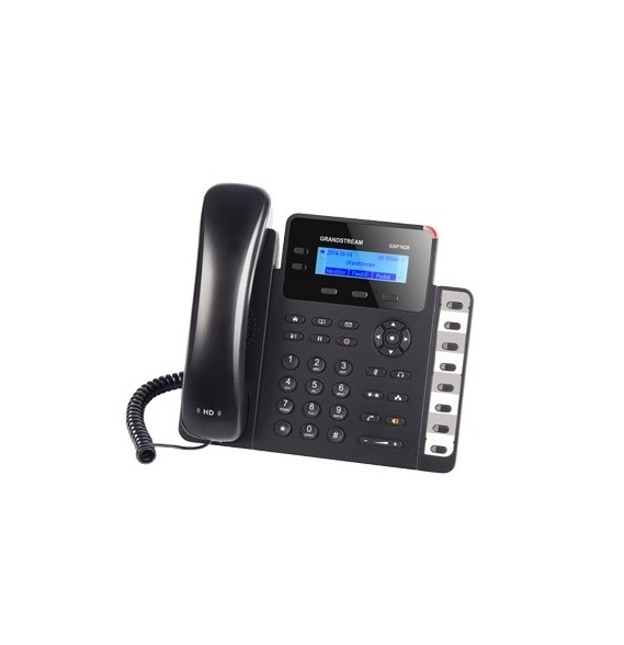 GRANDSTREAM GXP1628 GXP-1628 Teléfono IP SMB de 2 líneas con 3 teclas de función 8 te