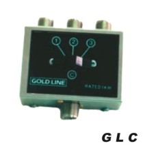 GLC 1121 1121 Switch Coaxial de 3 Posiciones para Antenas HF 1000 W Conector UHF (PL2