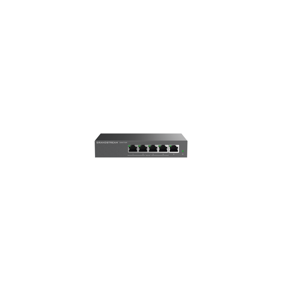 GRANDSTREAM GWN7700P GWN7700P Switch PoE+ Gigabit No Administrable / 5 puertos 10/100