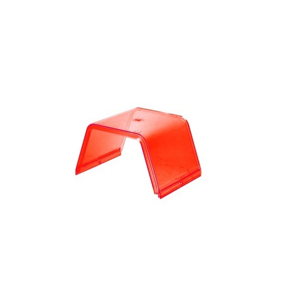 FEDERAL SIGNAL 411179 411-179 Domo de reemplazo central color rojo